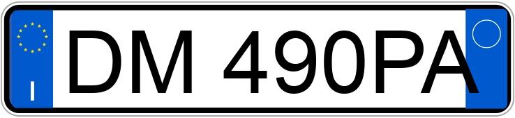 Numer rejestracyjny DM490PA posiada CHEVROLET Kalos
