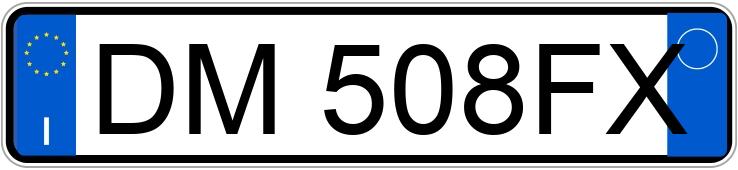 Numer rejestracyjny DM508FX posiada FORD Fiesta 5a serie