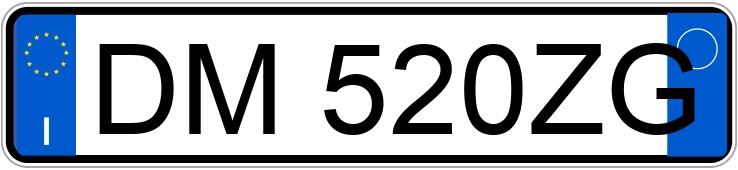 Numer rejestracyjny DM520ZG posiada FIAT Grande Punto