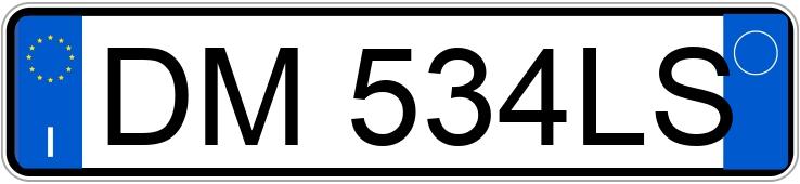 Numer rejestracyjny DM534LS posiada BMW Serie 3