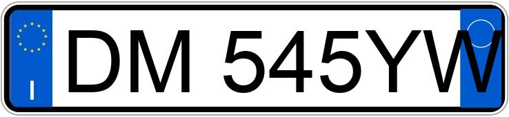 Numer rejestracyjny DM545YW posiada ALFA ROMEO 159 Numer rejestracyjny DM545YW posiada ALFA ROMEO 159