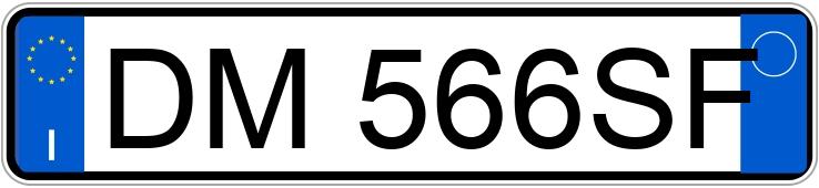 Numer rejestracyjny DM566SF posiada FIAT Sedici