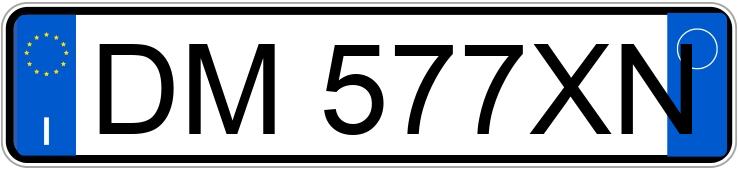 Numer rejestracyjny DM577XN posiada RENAULT Scenic 2a serie