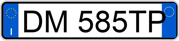 Numer rejestracyjny DM585TP posiada VOLKSWAGEN Golf 4a serie
