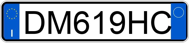 Numer rejestracyjny DM619HC posiada RENAULT Clio 2a serie