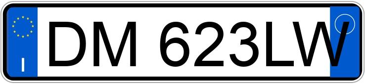 Numer rejestracyjny DM623LW posiada CITROEN C3 1a serie