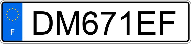 Numer rejestracyjny DM671EF posiada PEUGEOT 306