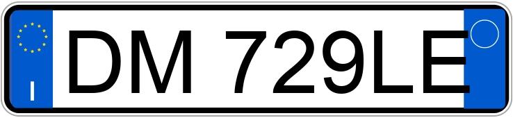 Numer rejestracyjny DM729LE posiada VOLKSWAGEN Touran Numer rejestracyjny DM729LE posiada VOLKSWAGEN Touran