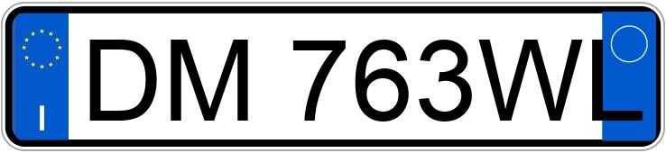 Numer rejestracyjny DM763WL posiada BMW Serie 3