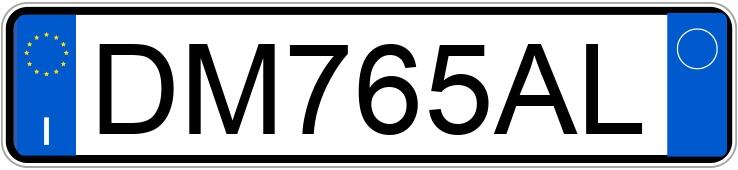 Numer rejestracyjny DM765AL posiada AUDI A3 2a serie Numer rejestracyjny DM765AL posiada AUDI A3 2a serie