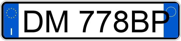 Numer rejestracyjny DM778BP posiada ALFA ROMEO 147 2a serie