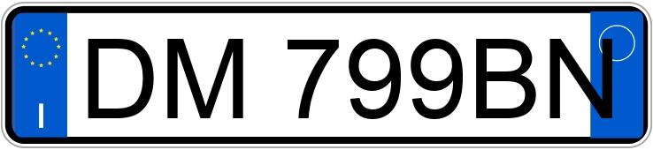 Numer rejestracyjny DM799BN posiada NISSAN Qashqai 1a serie