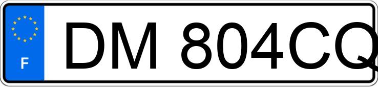 Numer rejestracyjny DM804CQ posiada RENAULT MEGANE III