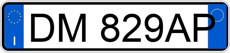 Numer rejestracyjny DM829AP posiada FIAT Panda 2a serie Numer rejestracyjny DM829AP posiada FIAT Panda 2a serie