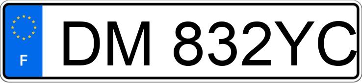 Numer rejestracyjny DM832YC posiada PEUGEOT 407