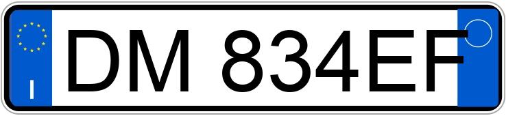 Numer rejestracyjny DM834EF posiada MERCEDES Classe C