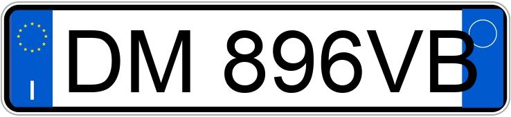 Numer rejestracyjny DM896VB posiada MERCEDES Classe B