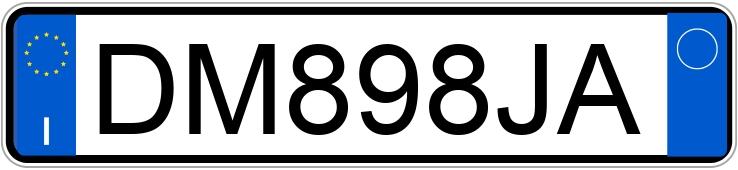 Numer rejestracyjny DM898JA posiada FIAT Panda 2a serie Numer rejestracyjny DM898JA posiada FIAT Panda 2a serie