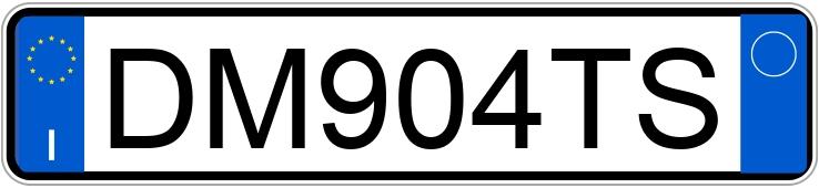 Numer rejestracyjny DM904TS posiada FIAT Bravo 2a serie