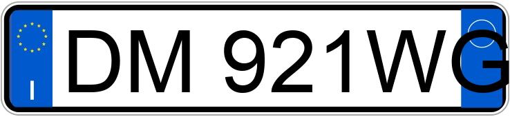 Numer rejestracyjny DM921WG posiada PEUGEOT 207