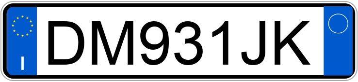 Numer rejestracyjny DM931JK posiada AUDI A4 4a serie Numer rejestracyjny DM931JK posiada AUDI A4 4a serie
