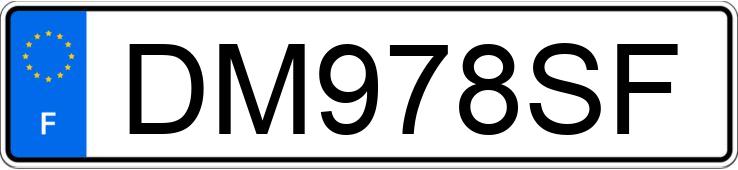 Numer rejestracyjny DM978SF posiada PEUGEOT 3008
