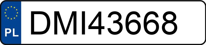 Numer rejestracyjny DMI 43668 posiada NISSAN NISSAN QASHQAI - DMI43668