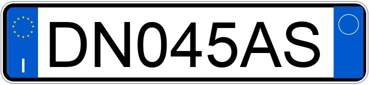 Numer rejestracyjny DN045AS posiada FIAT Grande Punto