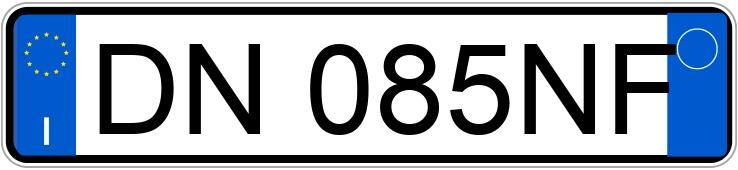 Numer rejestracyjny DN085NF posiada BMW Serie 3