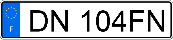 Registreringsnummeret DN104FN har CITROEN C2