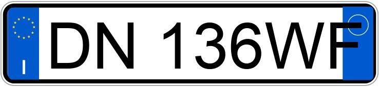 Numer rejestracyjny DN136WF posiada FIAT Bravo 2a serie