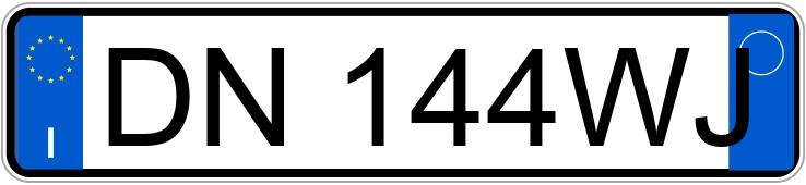 Numer rejestracyjny DN144WJ posiada FIAT Panda 2a serie