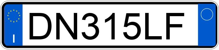 Numer rejestracyjny DN315LF posiada FIAT Bravo 2a serie