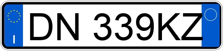 Numer rejestracyjny DN339KZ posiada LANCIA Ypsilon 2a serie Numer rejestracyjny DN339KZ posiada LANCIA Ypsilon 2a serie