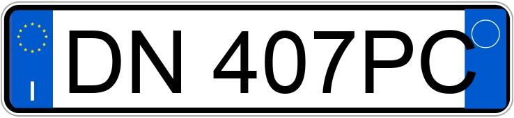 Numer rejestracyjny DN407PC posiada FIAT Panda 2a serie