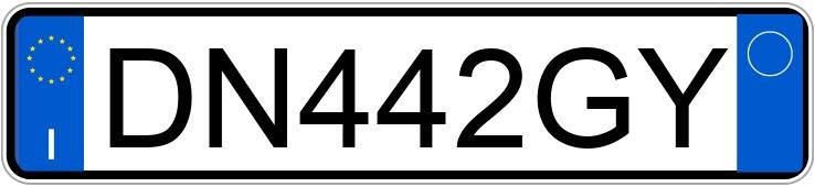 Numer rejestracyjny DN442GY posiada FIAT 600