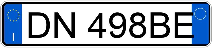 Numer rejestracyjny DN498BE posiada FIAT Panda 2a serie