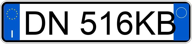 Numer rejestracyjny DN516KB posiada PEUGEOT 207