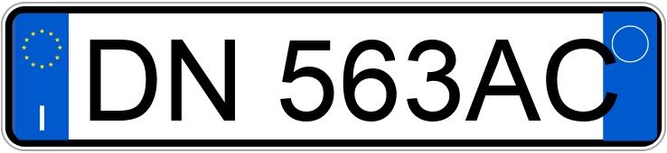 Numer rejestracyjny DN563AC posiada FIAT Grande Punto
