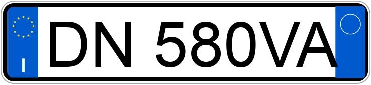 Numer rejestracyjny DN580VA posiada Peugeot 
