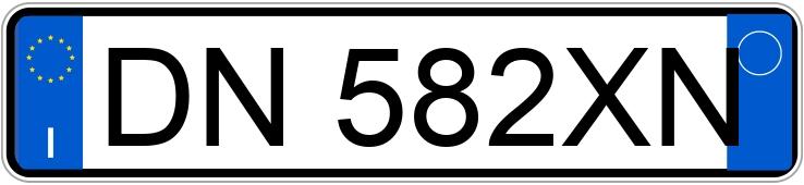 Numer rejestracyjny DN582XN posiada FIAT Panda 2a serie