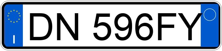 Numer rejestracyjny DN596FY posiada VOLKSWAGEN Golf 5a serie