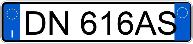 Numer rejestracyjny DN616AS posiada NISSAN Note
