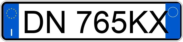 Numer rejestracyjny DN765KX posiada TOYOTA Yaris 2a serie Numer rejestracyjny DN765KX posiada TOYOTA Yaris 2a serie