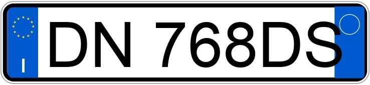Numer rejestracyjny DN768DS posiada LANCIA Ypsilon 2a serie Numer rejestracyjny DN768DS posiada LANCIA Ypsilon 2a serie