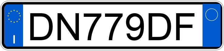 Numer rejestracyjny DN779DF posiada FIAT 500