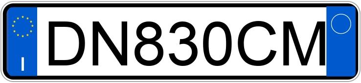 Numer rejestracyjny DN830CM posiada BMW X3