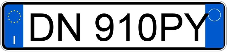 Numer rejestracyjny DN910PY posiada OPEL Zafira