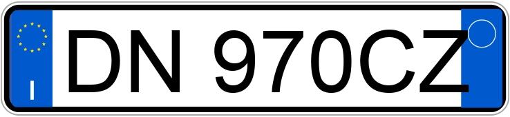 Numer rejestracyjny DN970CZ posiada FIAT Grande Punto