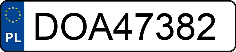 Numer rejestracyjny DOA 47382 posiada CITROEN C3 - DOA47382 Numer rejestracyjny DOA 47382 posiada CITROEN C3 - DOA47382